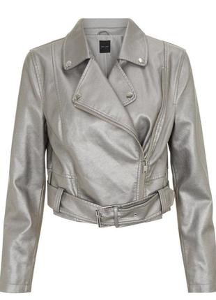 Косуха куплена на asos, trendy silver biker jacket