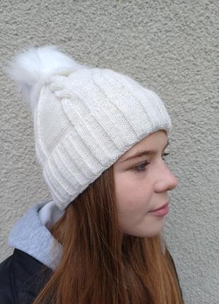 Тепла зимова шапка - вигідна ціна!!!1 фото