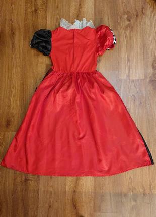 💖💖💖дитяче карнавальне плаття на дівчинку червова королева george💖💖💖10 фото