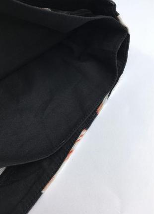 Женская юбка чёрная короткая мини штаны платье4 фото