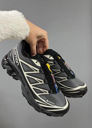 Кроссовки salomon xt-6 gray gore-tex4 фото