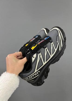 Кроссовки salomon xt-6 gray gore-tex9 фото