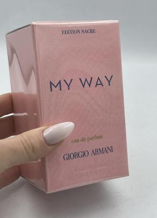 Armani my way nacre парфюмированная вода 90мл