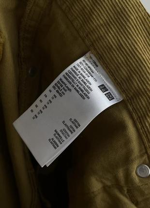 Uniqlo corduroy pants чіноси брюки штани зручні вельвет гірчичні оригінал японія преміум цікаві вільні хороші унікальні8 фото