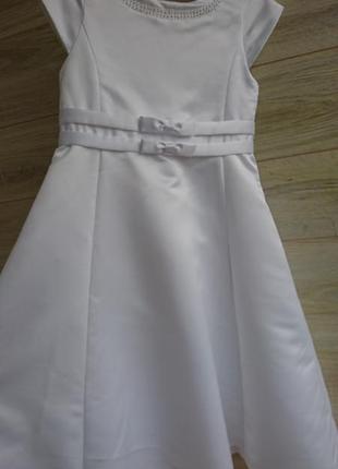 Нарядное белое платье john lewis 8л2 фото