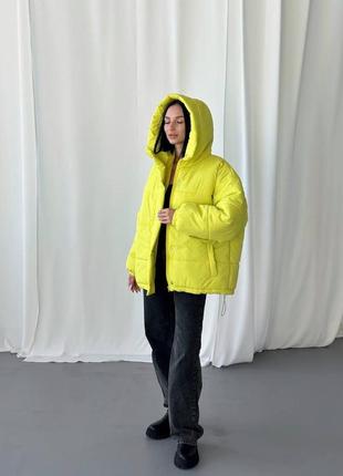 Жіноча зимова коротка куртка ,тепла ,тёплая,женская зимняя короткая куртка с капюшоном,балонова куртка,пуфер8 фото