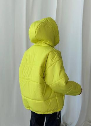 Жіноча зимова коротка куртка ,женская зимняя короткая куртка с капюшоном,балонова куртка,пуфер10 фото