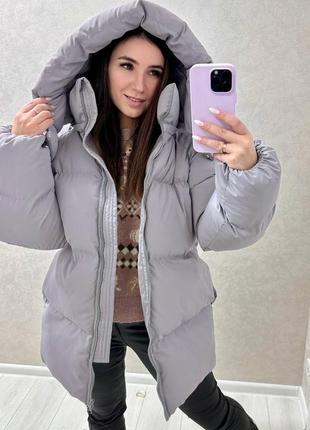 Жіноча зимова коротка куртка ,женская зимняя короткая куртка с капюшоном,балонова куртка,пуфер,тепла куртка,тёплая3 фото