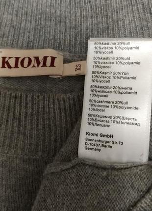 Кашемировый женский свитер джемпер kiomi5 фото