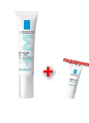 La roche-posay effaclar duo + m гель-крем тройного действия для проблемной кожи2 фото