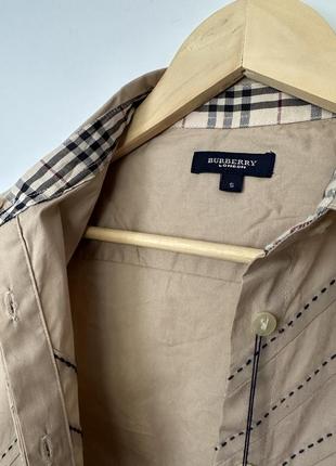 Хлопковая рубашка burberry6 фото