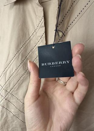 Хлопковая рубашка burberry5 фото