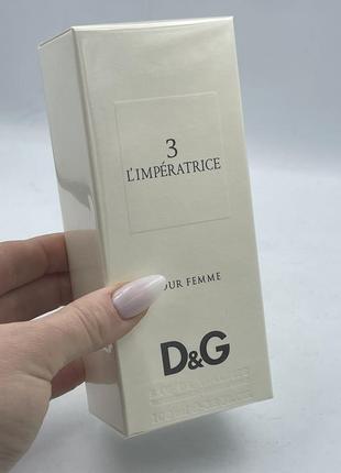 Dolce gabbana 3 limperatrice туалетна вода 100мл