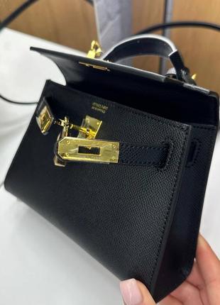 Кожаная сумка в стиле мини келли эрме hermes kelly mini3 фото