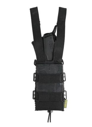 Жесткий усиленный тактический подсумок kiborg gu single mag pouch dark multicam4 фото