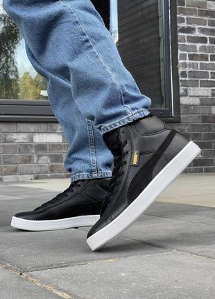 Puma mid top sneakers black 2025