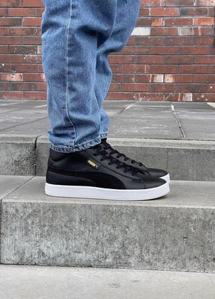 Чоловічі зимові кросівки puma mid corduroy winter black.3 фото