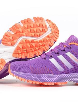💣 кроссовки женские 17003 ► adidas адидас, фиолетовые
