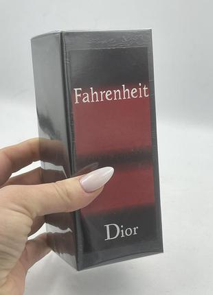 Dior fahrenheit туалетная вода 100мл