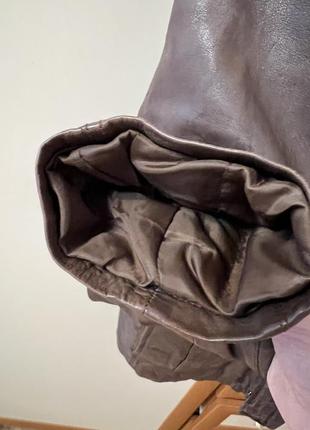 Утепленная кожанная куртка montes2 фото
