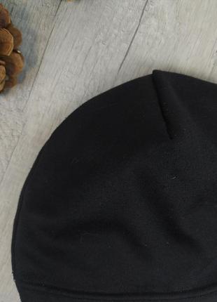 Мужская шапка demix демисезонная чорная размер обхват головы 54 см6 фото