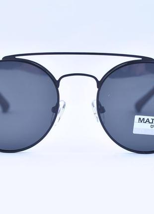 Фірмові круглі окуляри сонцезахисні matrix polarized mt83472 фото