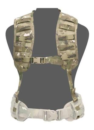 Рпс (плечи и ремень)  warrior assault system molle harness + padded load bearing patrol multicam