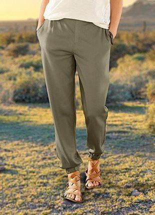 Лёгкие брючки в стиле бохо, большого размера, наш - 56 - 58