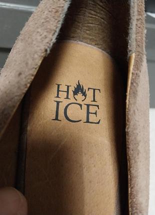 Стильные фирменные кожаные туфли hot ice6 фото