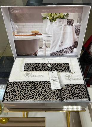 Maison d’or paris queen набор полотенец премиум класса🤍 состав: 100% хлопок1 фото