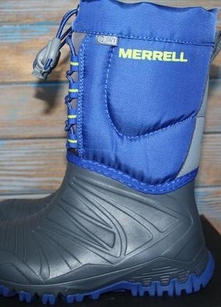 Дитячі зимові чобітки merrell snow quest lite waterproof snow boot5 фото