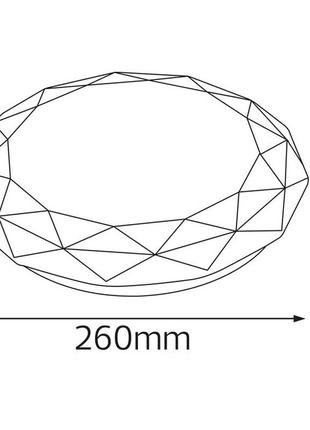 Світлодіодний світильник стельовий horoz epsilon-152 фото