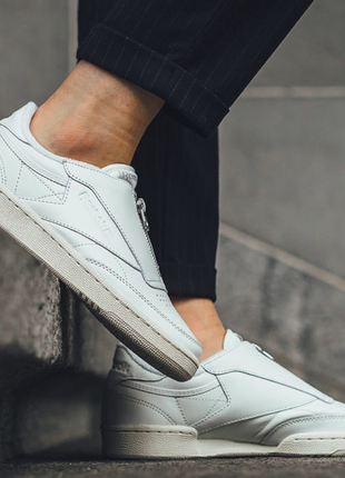 Кроссовки / сникерсы reebok club c 85 zip / оригинал2 фото