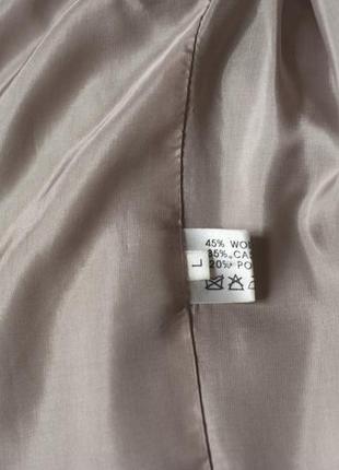 Шерстяный винтажный пиджак в гусиную лапку оверсайз женский galaxy, размер l8 фото