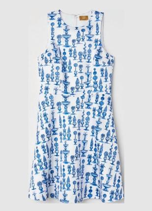 Брендовое атласное платье h&m этикетка