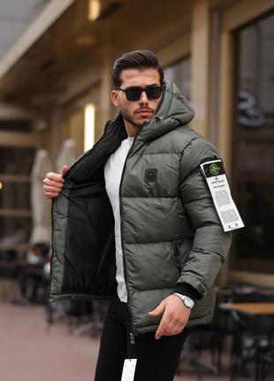 Тепла куртка stone island