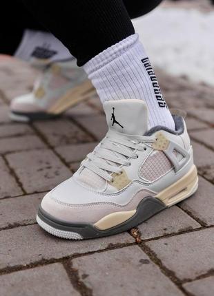Nike air jordan 4 craft photon fur