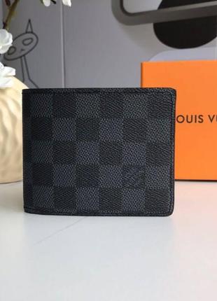 Чоловічий шкіряний гаманець louis vuitton