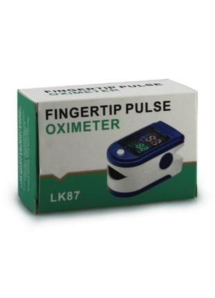 Пульсоксиметр fingertip pulse oximeter lk872 фото