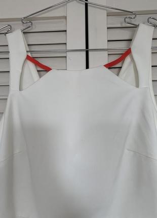 Летнее белое облегающее платье zara, размер xs-s3 фото