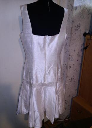 Шовкове,100% шовк,жіночне,красиве плаття-сарафан з пишною спідницею,hanien,англія4 фото