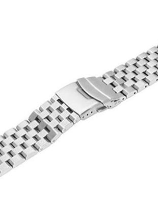Браслет для mobvoi ticwatch pro 3 | huawei watch gt 2 46mm | gt 2 pro | gt 3 ремешок 22мм quadro стальной5 фото