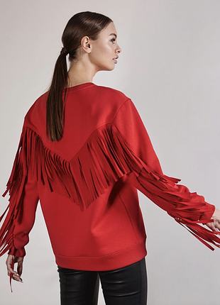 Женское худи redbird с бахромой alonova
