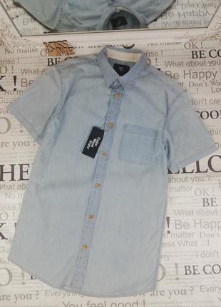 Фирменная шикарная джинсовая рубашка cedarwood state