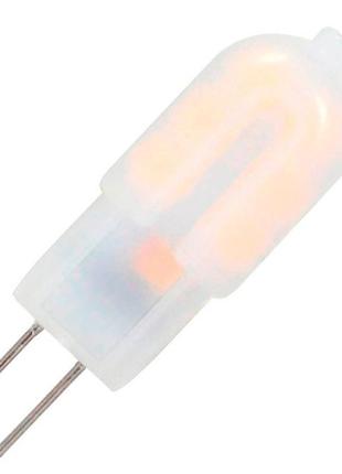 Светодиодная лампа biom g4 2w 2835 pc 4500k ac/dc12 (капсула)