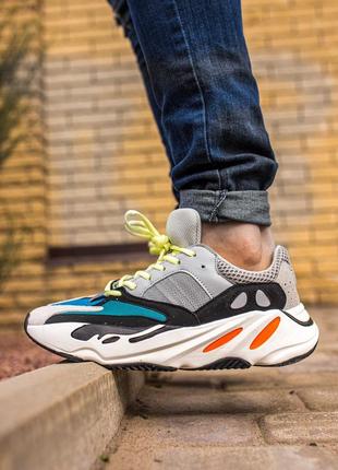 Adidas yeezy 700 solid кроссовки адидас изи буст 700 мужские,кросівки адідас ізі 7001 фото