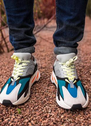 Adidas yeezy 700 solid кроссовки адидас изи буст 700 мужские,кросівки адідас ізі 7007 фото