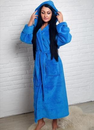 Жіночий махровий халат ,в наявності розміри забарвлення