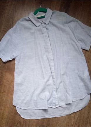 Zara легка сорочка сорочка з короткими рукавами розмір м