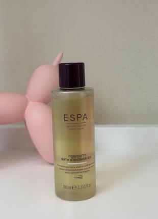 Гель для душу espa positivity bath & shower gel